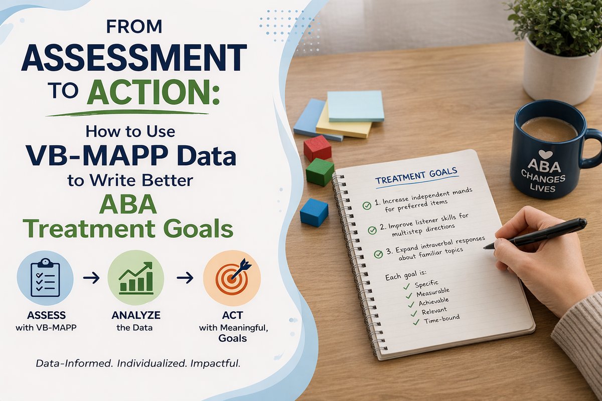 From Assessment to Action: How to Use VB-MAPP Data to Write Better ABA Treatment Goals