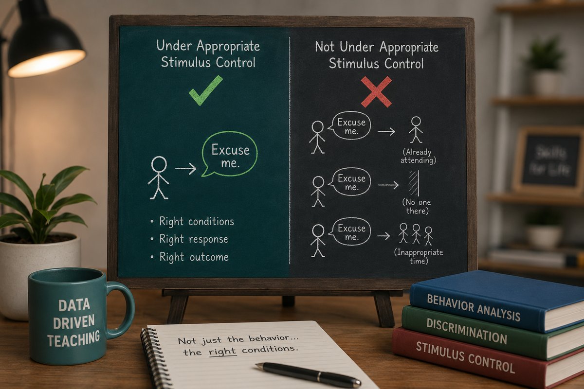 Stimulus Control: When the Right Behavior Happens at the Wrong Time